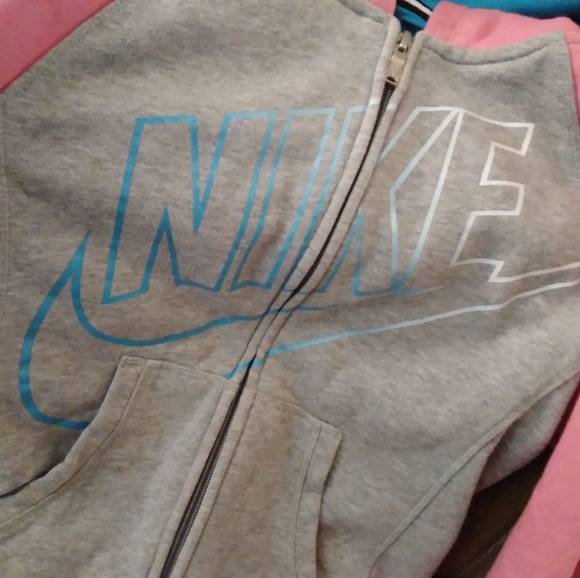 Nike Zip up. Little Girl M. EUC - Picture 2 of 4